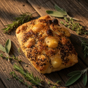Focaccia Cobertura de Provolone e Azeitona (400g)